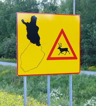 Reindeer Sign
